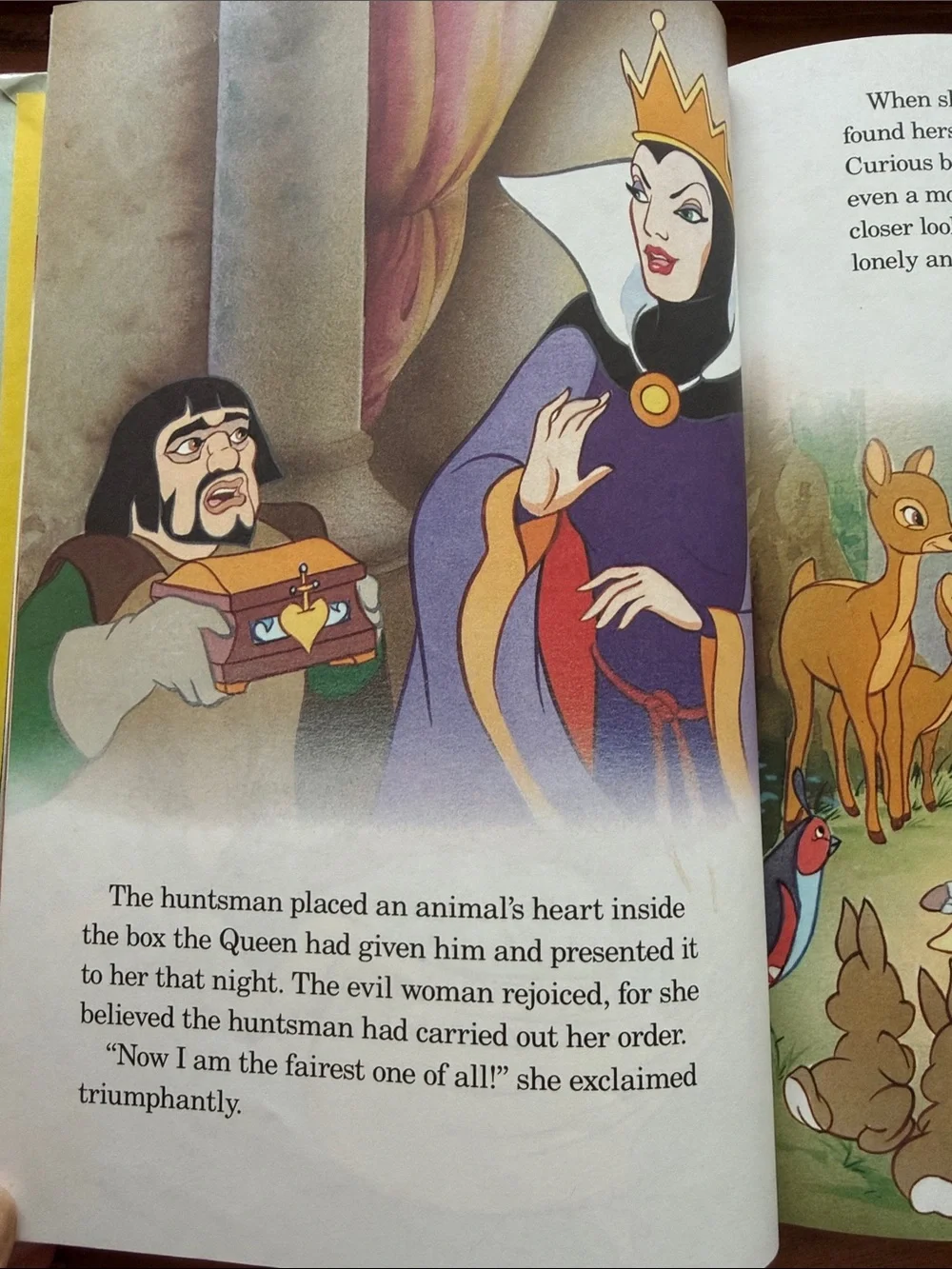 VTG 1994 Disney Snow White and Seven Dwarfs Grolier Book Club Edition New Mint